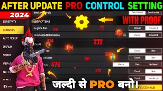 Free Fire Control Settings  Free Fire Pro Settings 2024 Sensitivity  Khuni Gamers [upl. by Annaierb980]