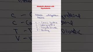 Causes of Metabolic Alkalosis with Hypokalemia MNEMONIC [upl. by Materi371]