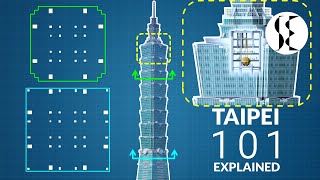 Taipei 101  Structural Engineering Explained [upl. by Raymond]