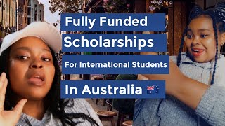 Fully Funded Scholarships for International Students to study in Africa amp Australia 🇦🇺 in 2022 [upl. by Noryak439]