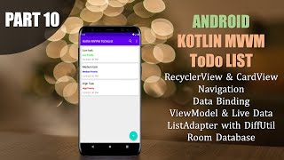 Part10Final  Kotlin MVVM ToDoList  Search and Priority Query [upl. by Yllut]