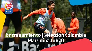 Entrenamiento  Selección Colombia Masculina Sub20  21 Octubre [upl. by Odoric]