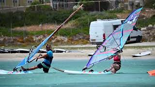 Windsurfing in Chicken Bay Karpathos [upl. by Yhcir]