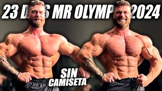 CHRIS BUMSTEAD SIN CAMISETA POSANDO COMO MENS PHYSIQUE A 23 DIAS MR OLYMPIA 2024  Victor Valdivia [upl. by Trebo]