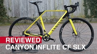 Canyon Inflite CF SLX cyclocross bike Reviewed [upl. by Klos]