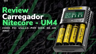 Review completo do Carregador de Pilhas  Nitecore UM4 [upl. by Lulu]