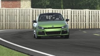 Volkswagen Scirocco R Top Gear Test Track [upl. by Miharba114]