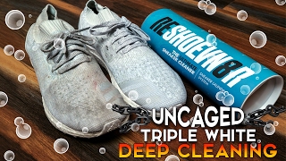 How to clean Adidas Triple White Uncaged Ultra Boost [upl. by Katine562]