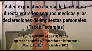 Los Taxes y los Seguros Médicos [upl. by Oinotnanauj]