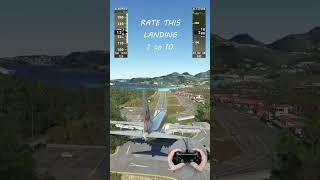 Pilot Attempts Impossible 737 Landing at St Barts  Microsoft Flight Simulator 2020 [upl. by Yttak247]