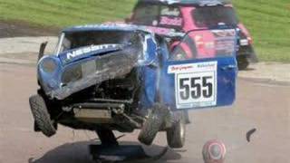 MASSIVE RALLYCROSS CRASH  LYDDEN HILL [upl. by Flss]