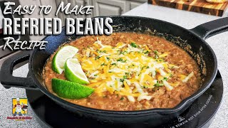 Easy Refried Beans  Dip or Side Dish [upl. by Buller643]