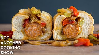 the best ITALIAN SAUSAGE AND PEPPERS [upl. by Idroj]