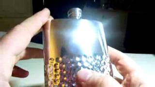 Pewter Flask with Hammered Design and Silver Finish 6 Ounce Handmade in England BONUS Pewter F [upl. by Oregolac]