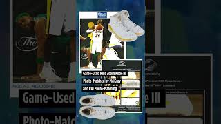 2008 NBA Finals Game Worn Kobe Bryant Sneakers nba sneaker basketball [upl. by Yorle]