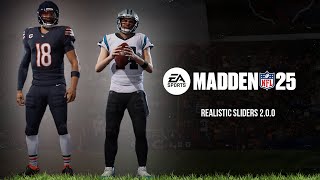 Madden NFL 25 Realistic Sliders 200 [upl. by Elleined]