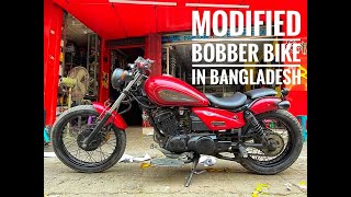 Yamaha Enticer 125cc Modified to BOBBER in Bangladesh I Bike Parlour I Bogra [upl. by Engis]