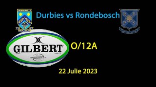 O12A vs Rondebosch [upl. by Nodroj]