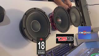 TOP 3 10quot MIDBASS BampC 10MD26 vs 18Sound 10MB600 vs DS18Pancadao Midbass [upl. by Anert376]