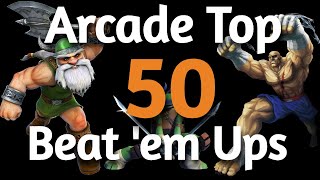 Mame Arcade top 50 Beat em up games  GB [upl. by Marget694]