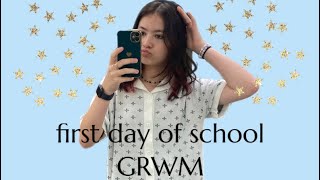 GRWM for the first day of school get me out of here [upl. by Tomkin43]