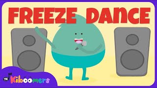 Party Freeze Dance Song  THE KIBOOMERS Preschool Songs for Circle Time [upl. by Hertha]