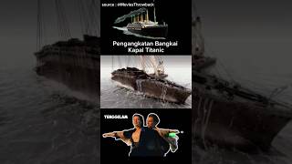 BANGKAI KAPAL TITANIC 😢😭 kapaltitanic faktalaut [upl. by Nnylimaj]