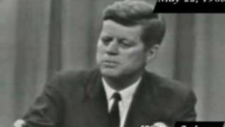 President John F Kennedys 56th News Conference  May 22 1963 [upl. by Ellerehs164]