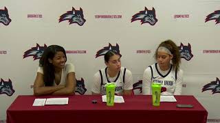 Stony Brook Womens Basketball Postgame Press Conference  Nov 7 2024 [upl. by Nader]