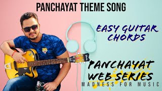 Panchayat Theme Song Guitar  Panchayat Theme Music  Panchayat Web Series Theme Song Guitar Tabs [upl. by Alfi]