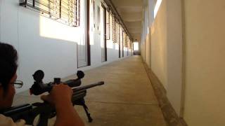 MARUZEN type 96 Best Airsoft Sniper 30 m [upl. by Saidel]