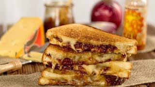 Rons Jarlsberg Onion Jam Grilled Cheese [upl. by Jemmie723]