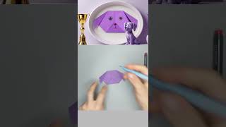 🐶📄 Quick amp Easy Pug Origami for Kids  Simple Paper Craft for Toddlers amp Preschoolers [upl. by Farika]