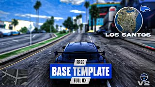 FREE BASE TEMPLATE V2  FULL OX  ESX LEGACY 1105 FiveM [upl. by Negyam25]