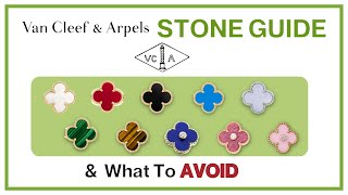 VAN CLEEF ARPELS 12 DIFFERENT GEM STONES  Which Should You Avoid  VCA Gem Guide  My First Luxury [upl. by Huskey]