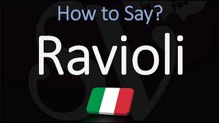 How to Pronounce Ravioli CORRECTLY [upl. by Olsewski]