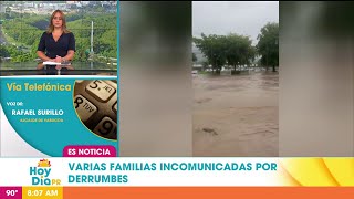 Lluvias provocan derrumbes y carreteras intransitadas en Yabucoa [upl. by Oremo]