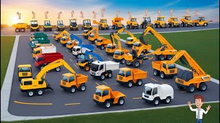 Big Wheels Roll Construction Vehicles Song for Kids 🚜  Fun Nursery Rhyme About Big Machines [upl. by Enrica]