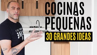 30 Ideas para COCINAS PEQUEÑAS y MODERNAS  Abel de González [upl. by Aloke]