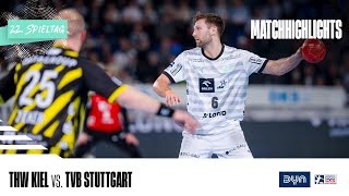 Highlights THW Kiel  TVB Stuttgart [upl. by Leahcimsemaj]