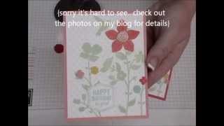 Simply Pressed Paper Clay Flowers Stampin Up [upl. by Ahsirhcal63]