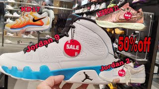 UPDATE STOCK  SALE FOOT LOCKER UP TOWN MALL  Nike Jordan  LeBron [upl. by Euqinomad662]