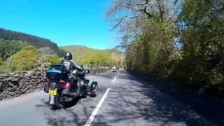 GoldWings amp Spyders enjoying Spring sunshine in Snowdonia Wales [upl. by Novah526]