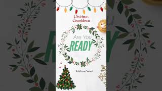 Let the countdown begin 🎄christmasiscoming countdowntochristmas shorts [upl. by Annahsad]