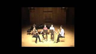 EMorricone  Nuovo Cinema Paradiso saxophone quartet [upl. by Luhar]