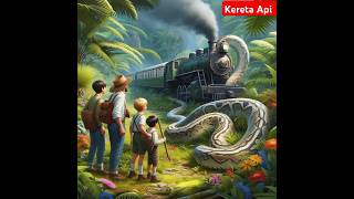 There Is a snake beside the train in the forestshorts viralvideos herichannel animasimobiltruk [upl. by Niliac423]