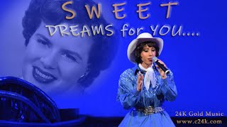 SWEET DREAMS  24K Gold Music  Patsy Cline Tribute Artist Classic Country LIVE Performance [upl. by Oiziruam]