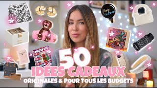 50 Idées cadeaux ORIGINALES et pour TOUS les BUDGETS  🎀 [upl. by Baggs]