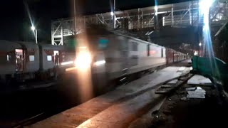 Late Running 15668 Kamakhya Gandhidham SF Express Passing through CLDY [upl. by Jotham]