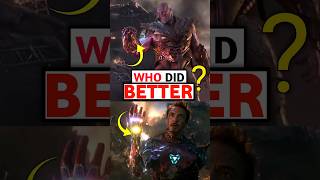 IronMan vs Thanos who did best marvel thanos ironman [upl. by Jelena]